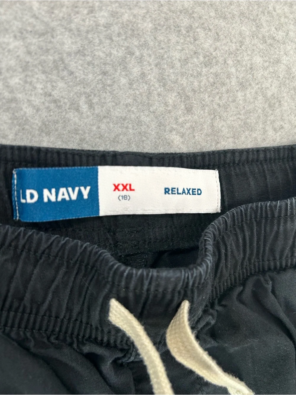 Old Navy Above Knee Black Twill Pull-On Shorts for Boys XXL